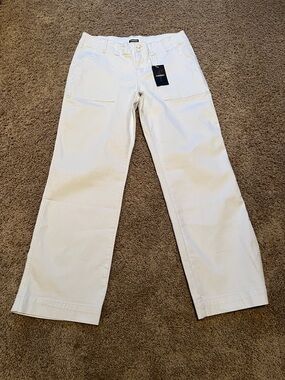 Flamingals White Wide-Leg Jeans with some stretch. Size XL